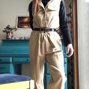 Tan Jumpsuit